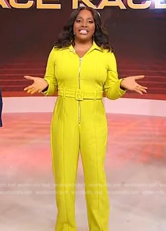 WornOnTV: Sherri’s yellow belted jumpsuit on Sherri | Sherri Shepherd ...