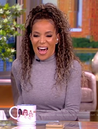 Sunny's gray turtleneck dress on The View