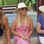 Tamra’s pink floral print dress on The Real Housewives of Orange County