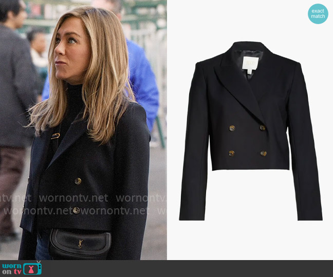 Celine besace bag worn by Alex Levy (Jennifer Aniston) as seen in The  Morning Show TV series (Season 2)