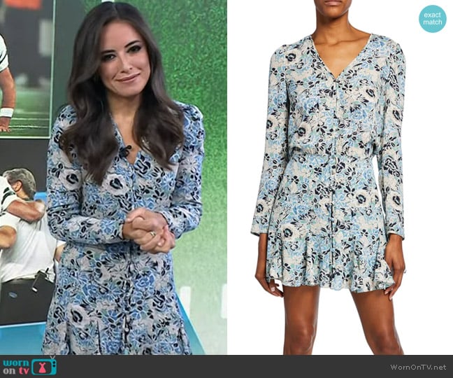 WornOnTV: Kaylee’s blue floral print dress on Today | Kaylee Hartung ...