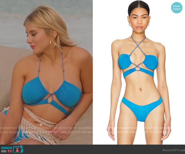 Vix Swimwear Gi Bikini Top worn by Alexandra Rose (Alexandra Rose) on Selling the OC