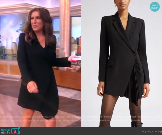 A.L.C. Juliet Pleated Long Sleeve Blazer Dress worn by Alyssa Farah Griffin on The View