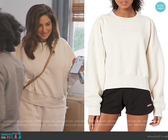 Adidas Adicolor Essentials Fleece Sweatshirt worn by Leva Bonaparte on Southern Charm