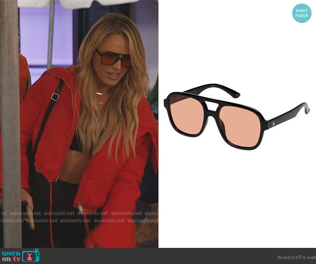 Aire Whirlpool Sunglasses worn by Olivia Flowers on Southern Charm