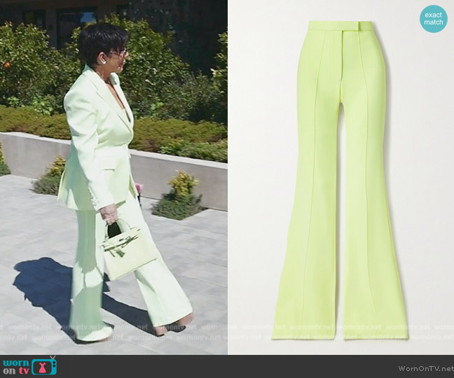 Alex Perry Rene Stretch Pants worn by Kris Jenner (Kris Jenner) on The Kardashians