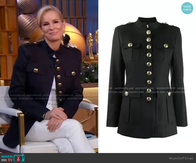 Button-up Military Jacket by Michael Kors worn by Dr. Jennifer Ashton on Good Morning America