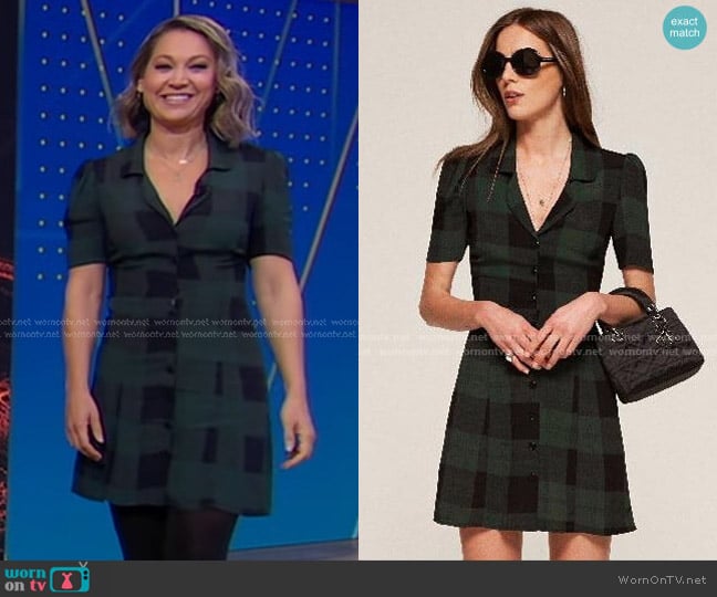 Caprice Dress by Reformation worn by Ginger Zee on Good Morning America