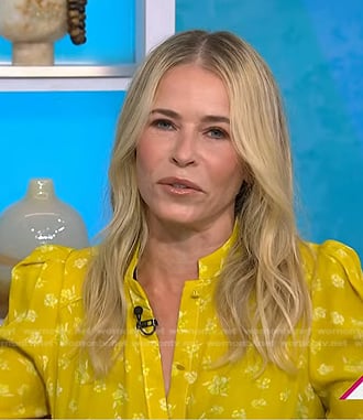 Chelsea Handler's yellow floral dress on Today