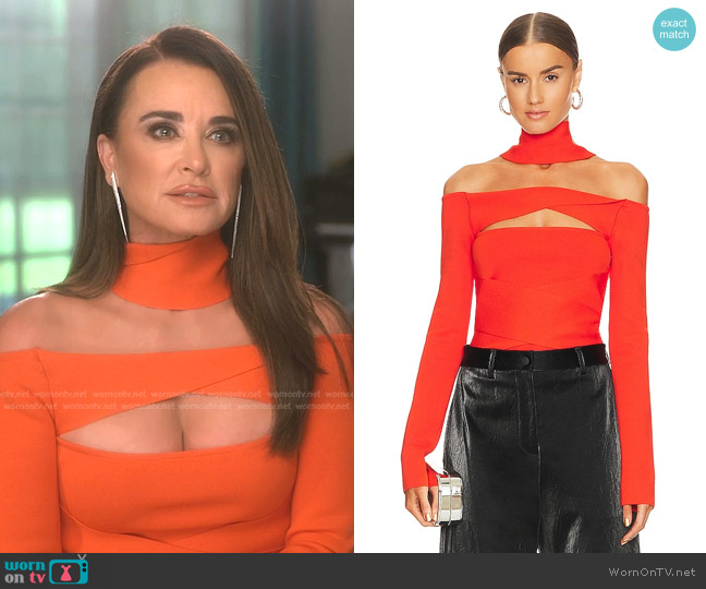 WornOnTV: Kyle's white cold-shoulder shirt on The Real Housewives of  Beverly Hills, Kyle Richards