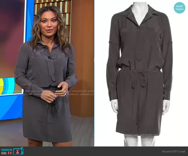 Diane Von Furstenberg Taya Dress worn by Ginger Zee on Good Morning America