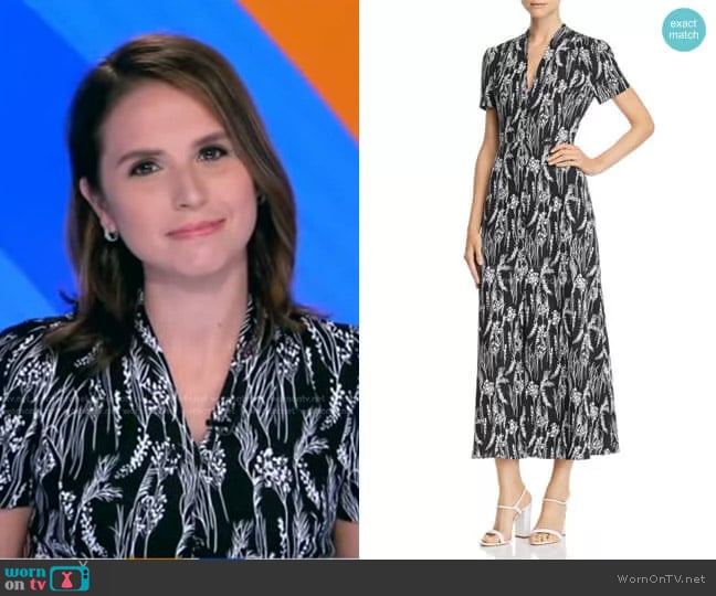 Equipment Gaetan Dress worn by Elizabeth Schulze on Good Morning America