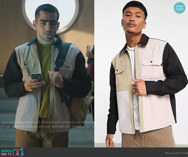 WornOnTV: Omar’s colorblock jacket on Elite | Clothes and Wardrobe from TV