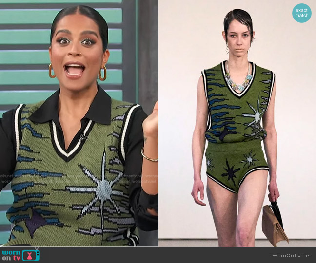 Kgl Fall 2023 Collection worn by Lilly Singh on Access Hollywood