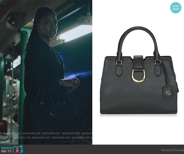 Ralph Lauren Lauren Kenton Satchel worn by Kate Sacker (Condola Rashad) on Billions