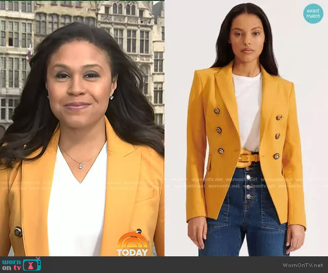 Veronica Beard Miller Dickey Jacket worn by Meagan Fitzgerald on Today