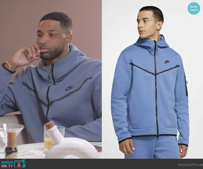 Nike Tech Fleece Hoodie worn by Tristan Thompson (Tristan Thompson) on The Kardashians