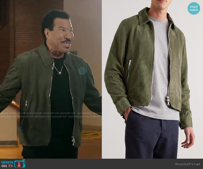 WornOnTV: Lionel Richie’s green suede jacket on Good Morning America ...