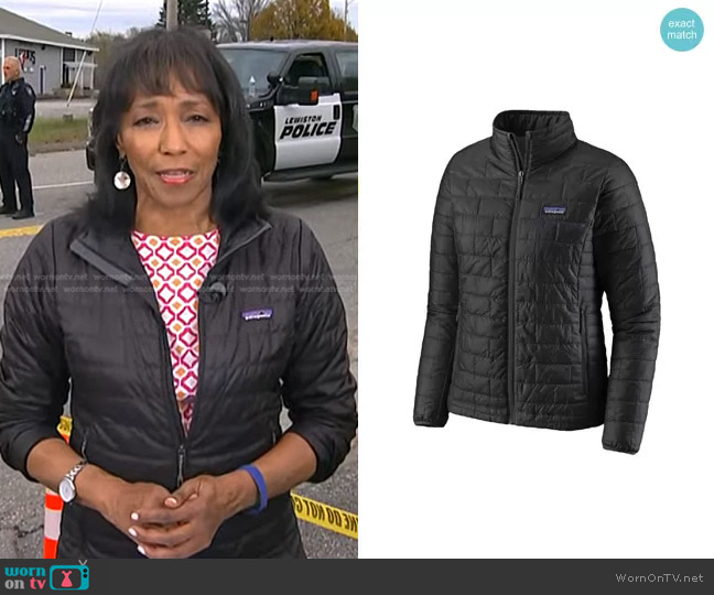 WornOnTV: Rehema Ellis’s black quilted jacket on NBC News Daily ...