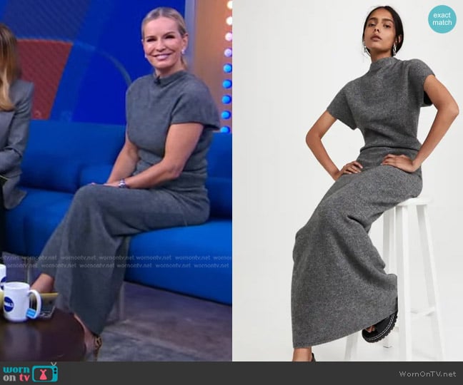 Proenza Schouler Wool Knit Twisted Dress worn by Dr. Jennifer Ashton on Good Morning America