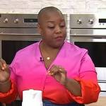 Tiffanie Barriere’s ombre satin blouse on Today