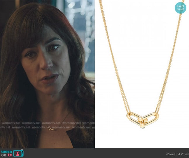 Tiffany and Co Link Pendant worn by Wendy Rhoades (Maggie Siff) on Billions