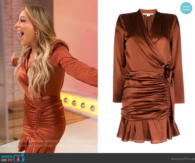 Veronica Beard Agatha wrap dress worn by Taylor Dayne on Sherri