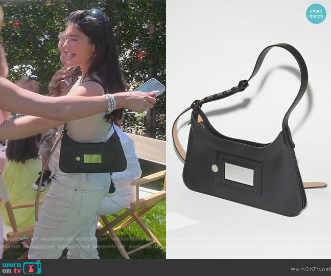 Acne Studios Platt Mini Shoulder Bag worn by Kylie Jenner (Kylie Jenner) on The Kardashians