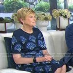 Anne Thompson’s blue printed midi dress on Today