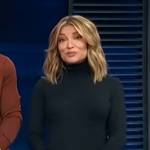 Kit’s black turtleneck sweater on Access Hollywood