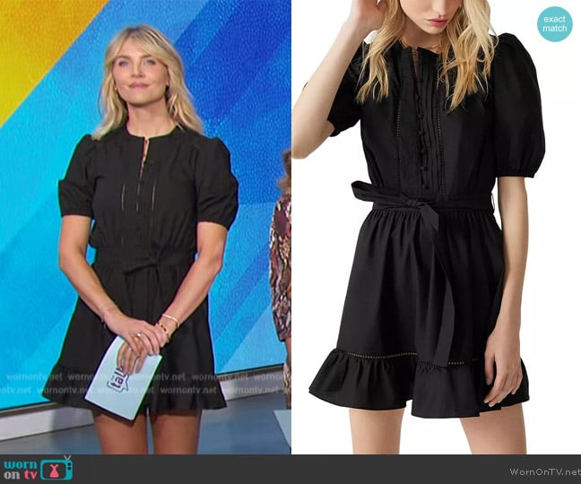 WornOnTV: Amanda’s black tie waist mini dress on The Talk | Amanda ...