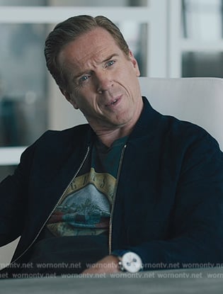 Bobby's Guns n Roses graphic tee on Billions