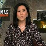 Vicky’s camo print jacket on NBC News Daily