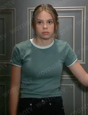 Charlotte's green t-shirt on General Hospital