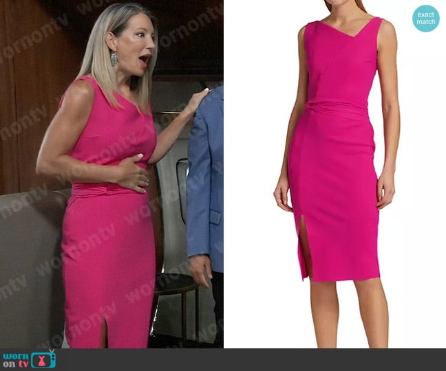 Chiara Boni La Petite Robe Piedad Dress worn by Nina Reeves (Cynthia Watros) on General Hospital