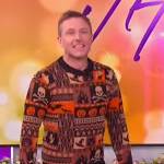 Chris Hardwick’s Halloween knit sweater on The Jennifer Hudson Show