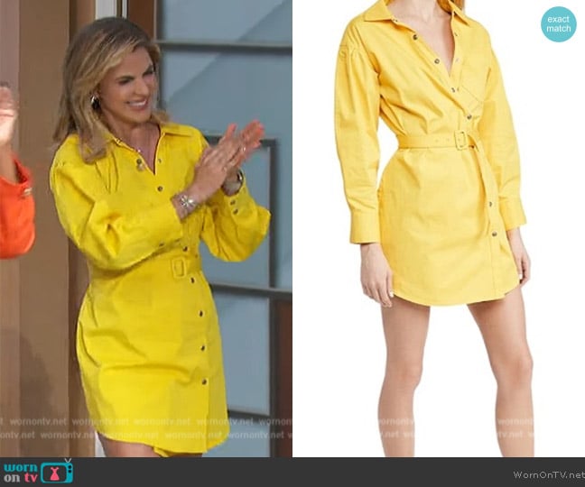 Cinq a Sept Camelia Dress worn by Natalie Morales on The Talk