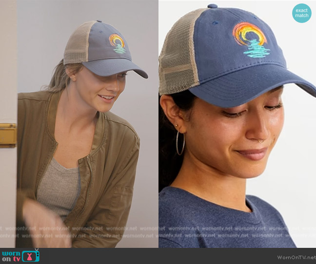 Day Chaser Embroidered Cap worn by Taylor Ann Green on Southern Charm