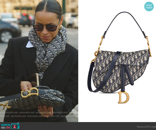 Dior Saddle Bag worn by Sai De Silva on The Real Housewives of New York City