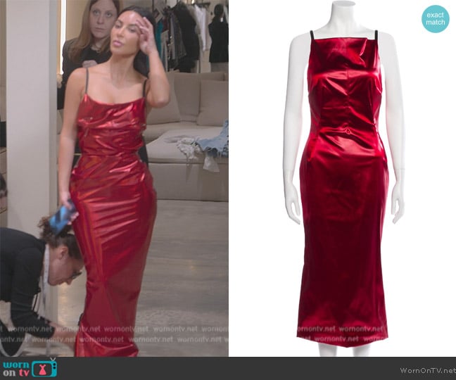 Dolce and Gabbana 1990s Vintage Dress worn by Kim Kardashian (Kim Kardashian) on The Kardashians