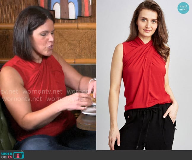 Elie Tahari Landon Top worn by Dana Jacobson on CBS Mornings