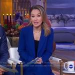 Eva’s blue blazer and pants on Good Morning America