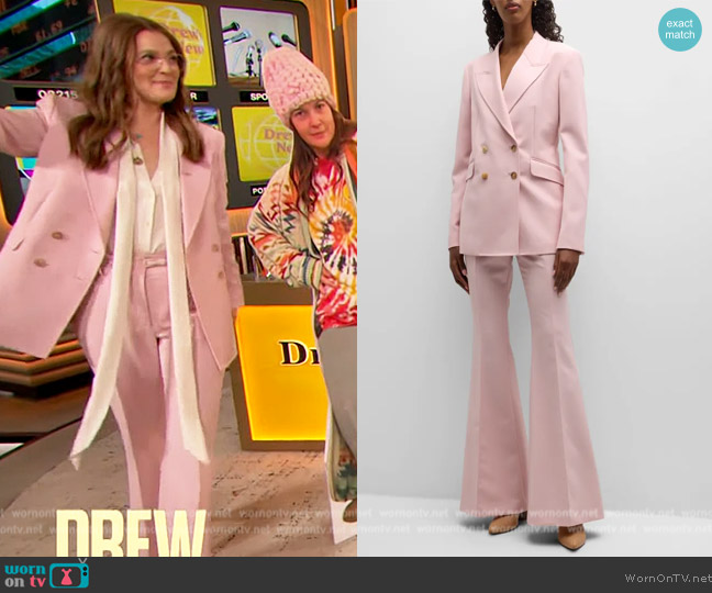 Gabriela Hearst Angela Wool Blazer Jacket worn by Drew Barrymore on The Drew Barrymore Show