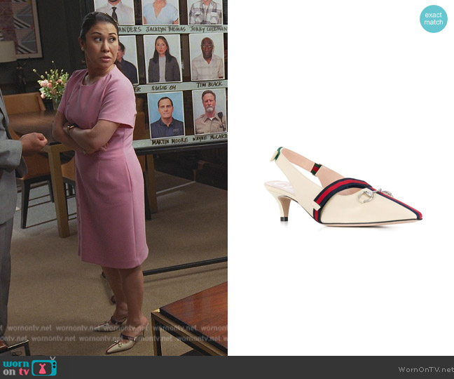 Gucci Horsebit Pumps worn by Sherri Kansky (Ruthie Ann Miles) on All Rise