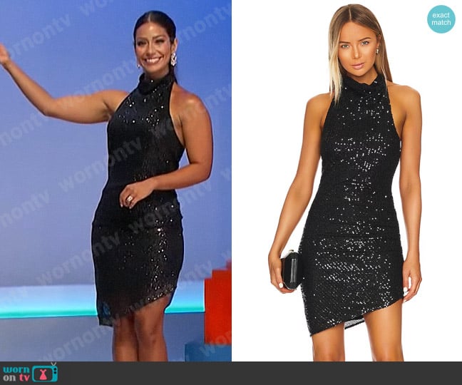 Heartloom Fuji Dress worn by Manuela Arbeláez on The Price is Right