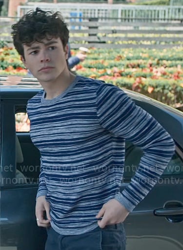 Jake's blue striped sweater on Chucky