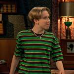 Jake’s green stripe tee on Bunkd