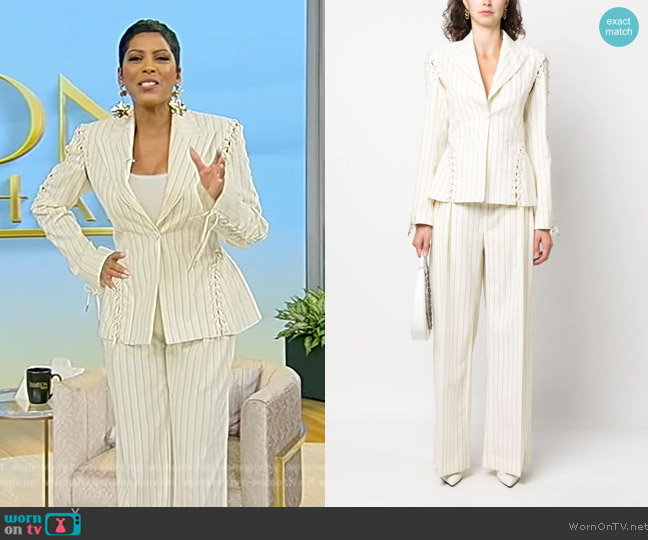 Elegance Meets Edge: Tamron Hall Dazzles in Jean Paul Gaultier's Blazer ...