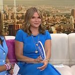 Jenna’s blue check dress on Today