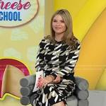 Jenna’s houndstooth sweater and skirt on Today